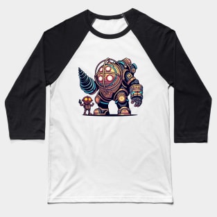 Big Daddy+Little Sister-For Old Gamers Baseball T-Shirt